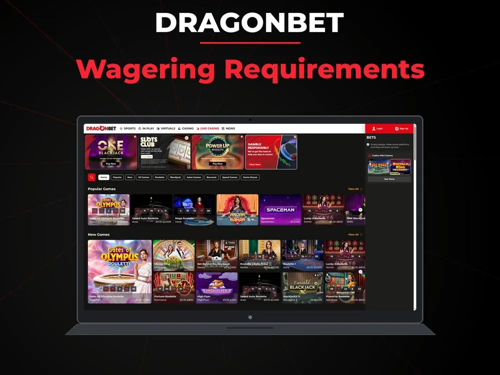DragonBet - Wagering Requirements