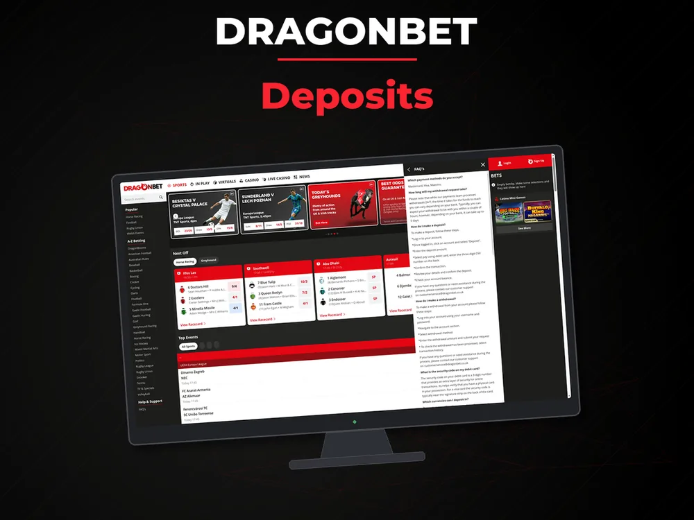 DragonBet - Deposits