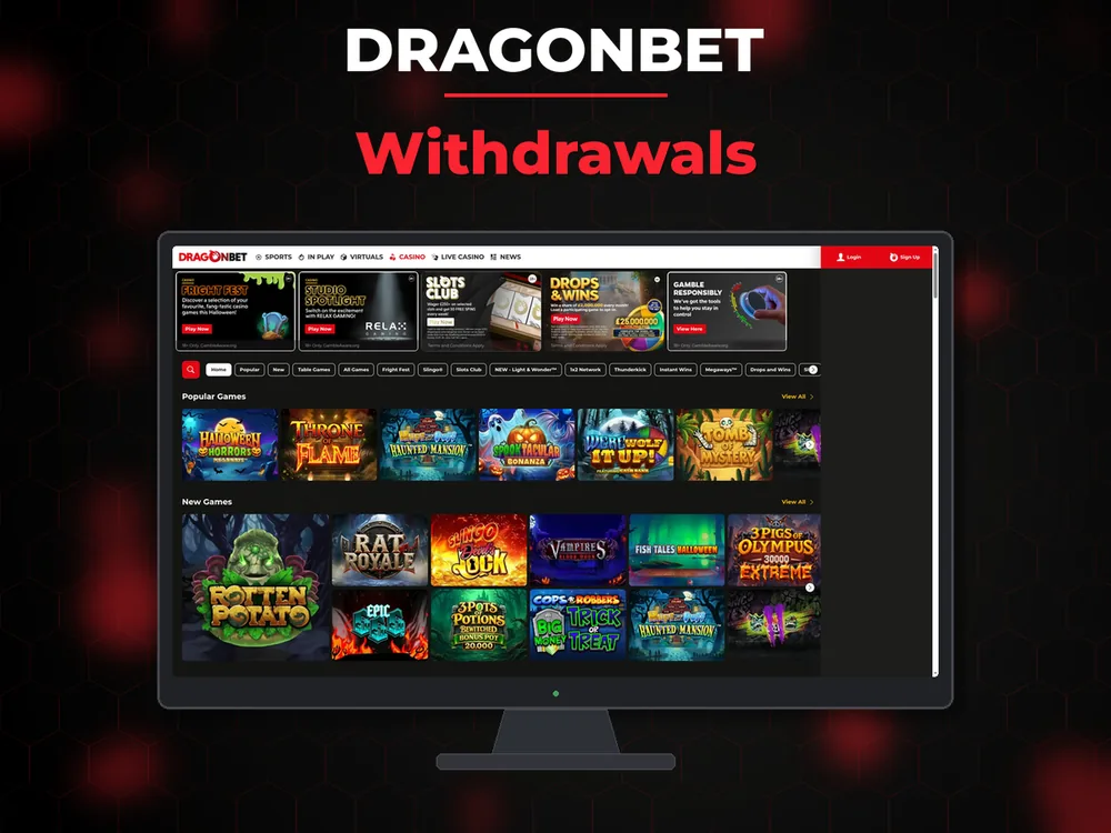 DragonBet - Withdrawals